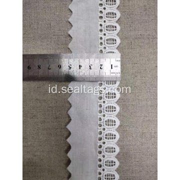 Swiss Terbaru Hot Jual Cotton Chemical Lace Trim